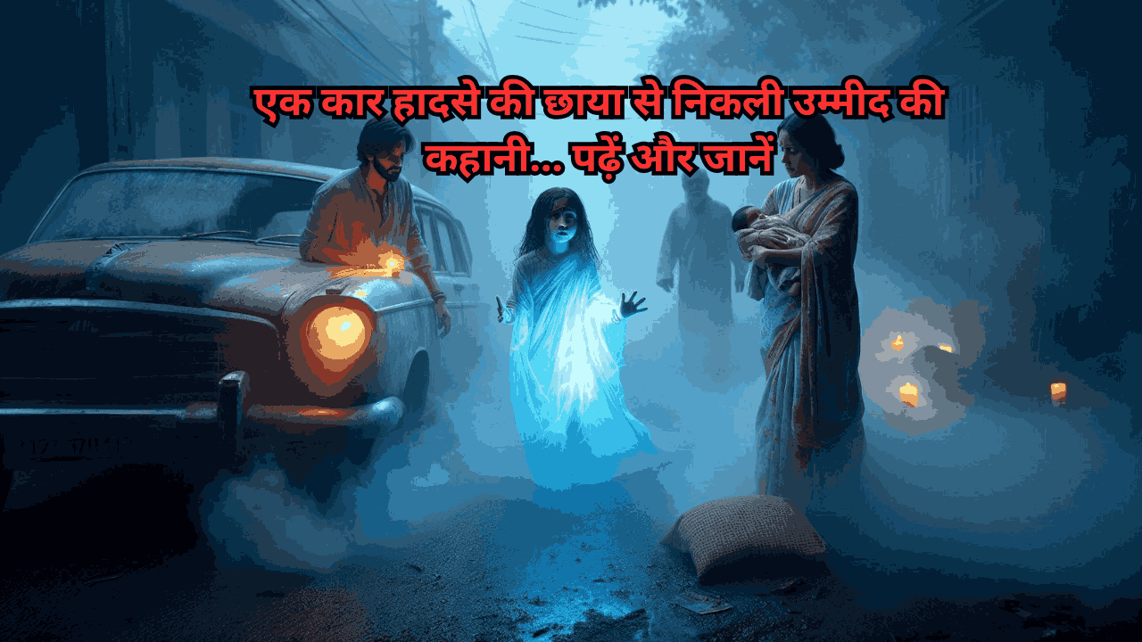 रहस्यमयी आद्या भूतिया बच्ची के साथ सीमा और अमन, कार हादसा, नवजात बच्चा