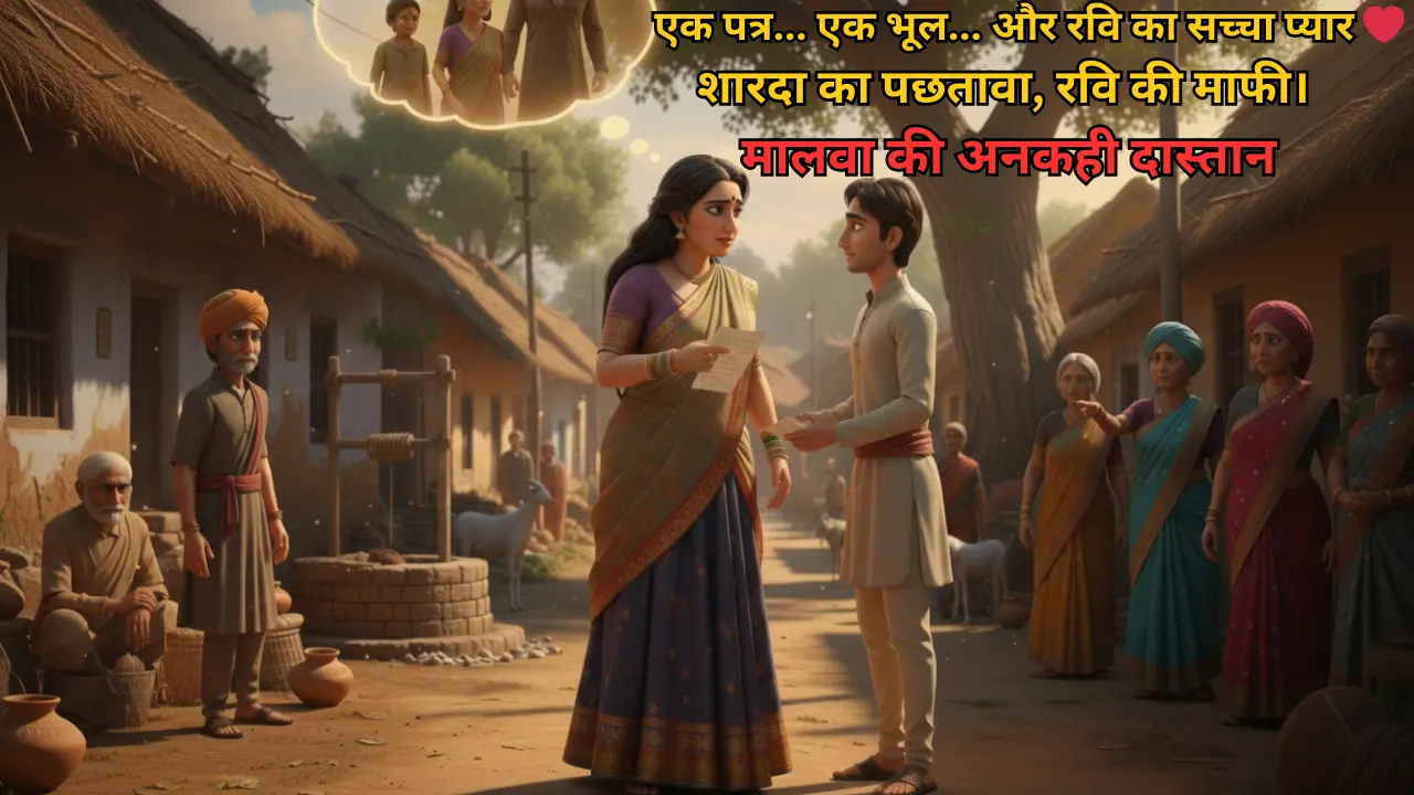 शारदा और रवि की सच्ची प्रेम कहानी - मालवा का गांव